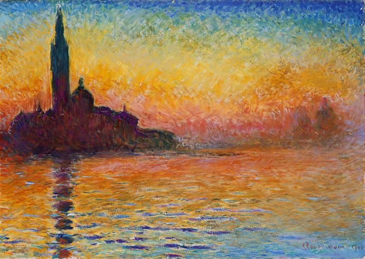 San Giorgio Maggiore bei Sunset - 1908