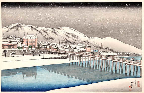 Sanjo-silta - Kioto - 1920 