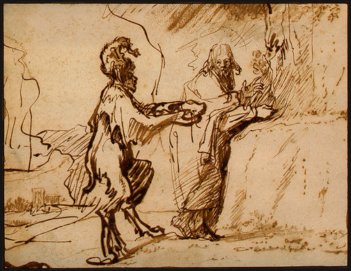 Satan Tempting Christ to Turn Stones into Bread - 1640