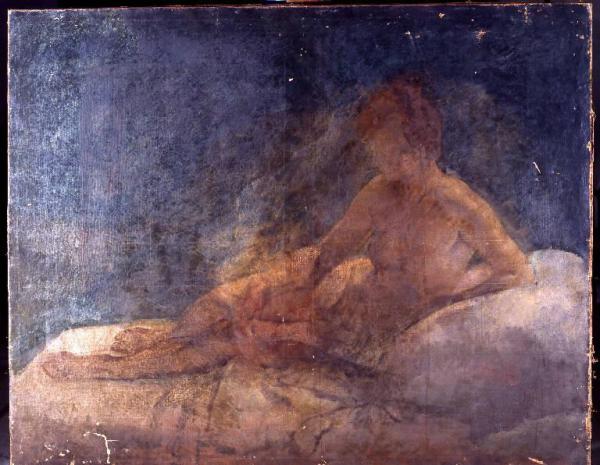 Naked woman standing - 1865