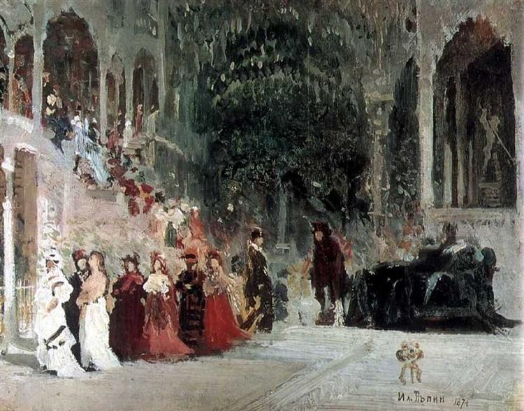 Scène du ballet (étude) - 1874