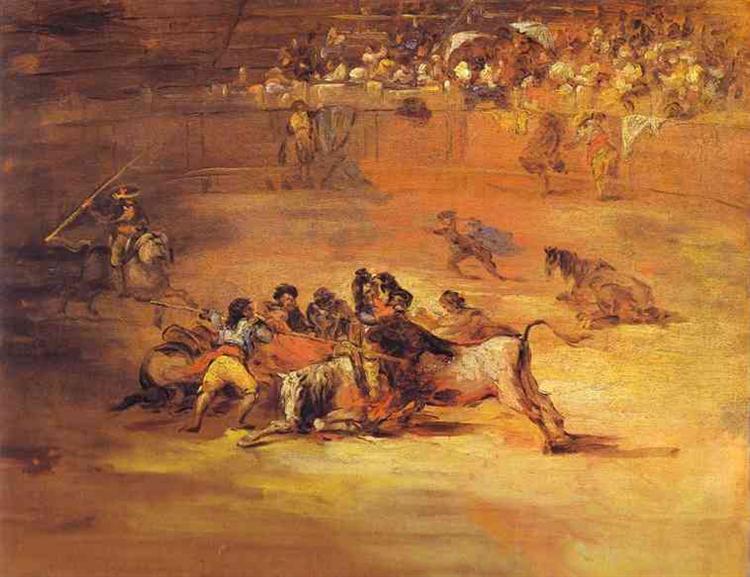 Scene from a bullfight - 1824