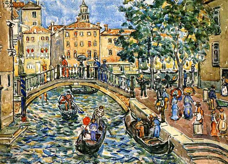 Escena De Venecia - 1912