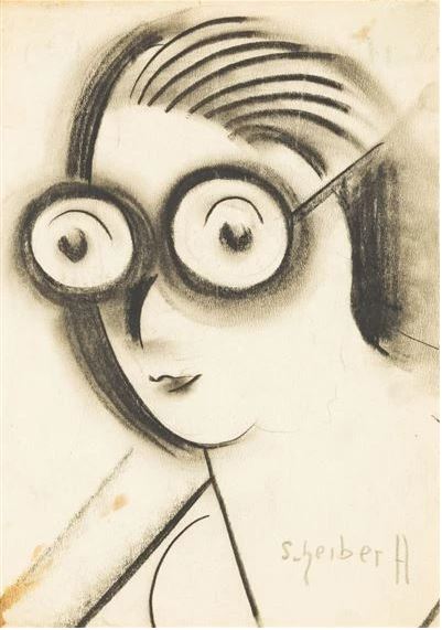 Woman with glasses