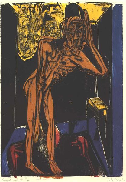 Schlemihl in the solitude of his room - 1915