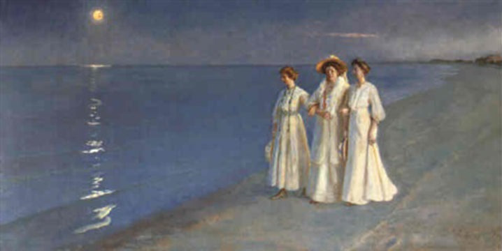 Paseo Por La Playa De Skagen - 1909