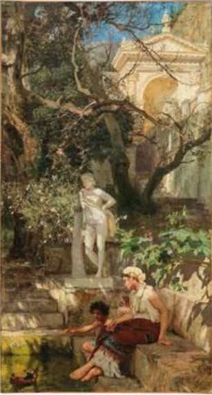 Ore di svago accanto all'acqua - 1885