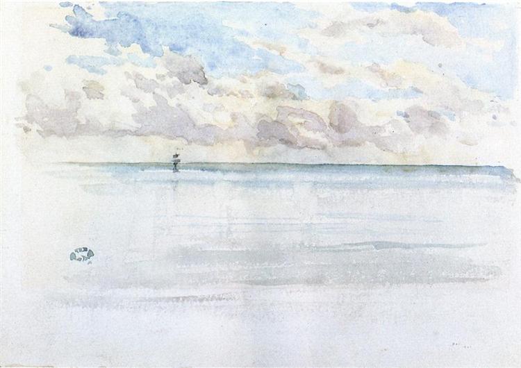 Paesaggio marino - Dieppe - 1886