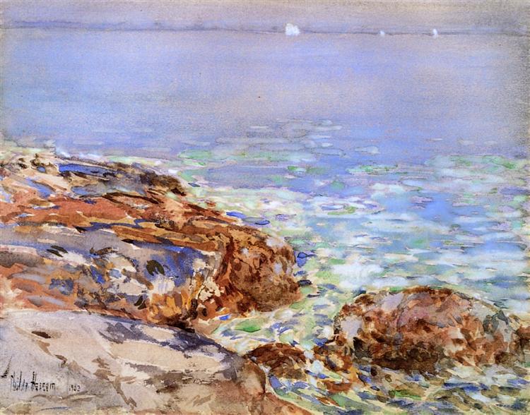 Paisagem marítima - Ilhas Shoals - 1903