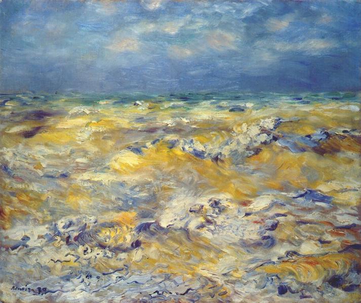 Seascape near Berneval - 1879