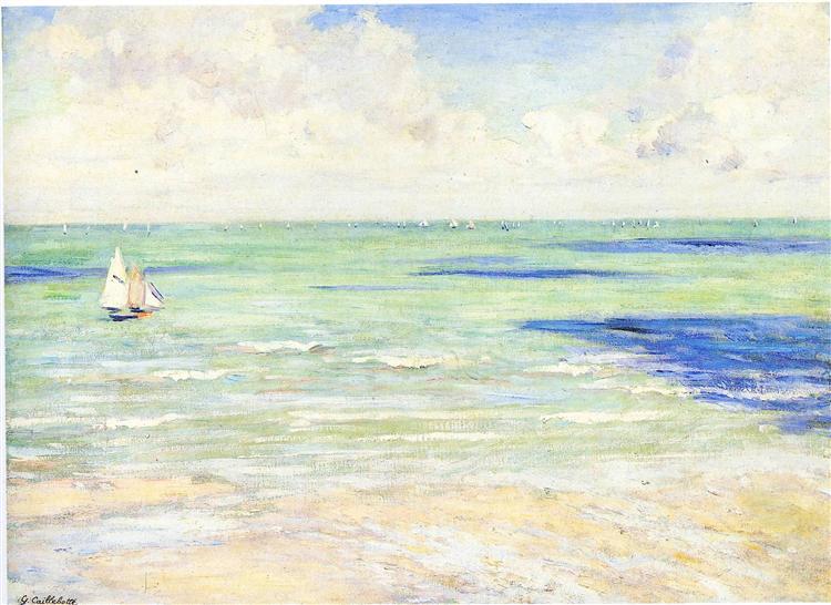 Marine Landscape - Regatta i Villers - 1884