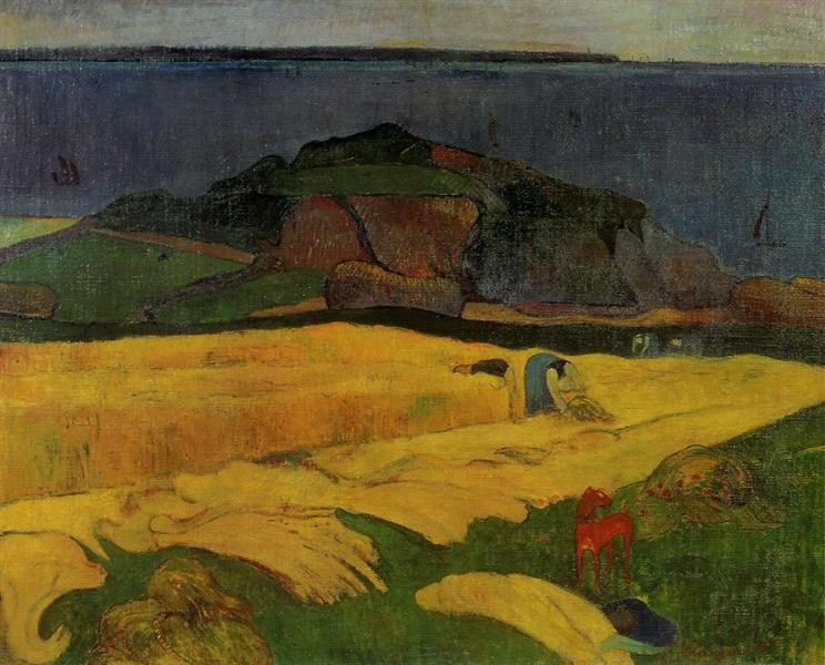 Harvest by the Sea - 1890