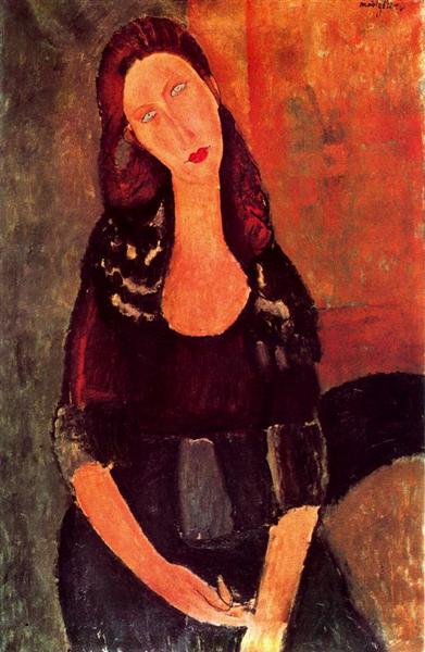 Jeanne Hebuterne Sitting - 1918