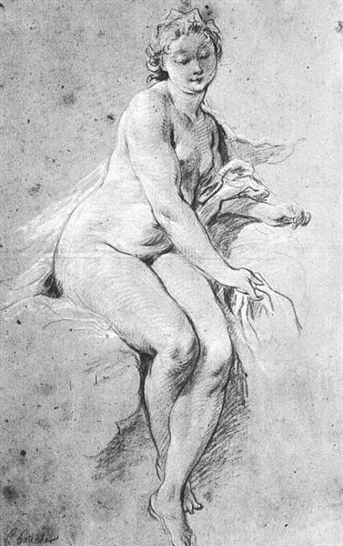 Seduto nudo - 1738