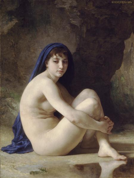 Sitting nude - 1884