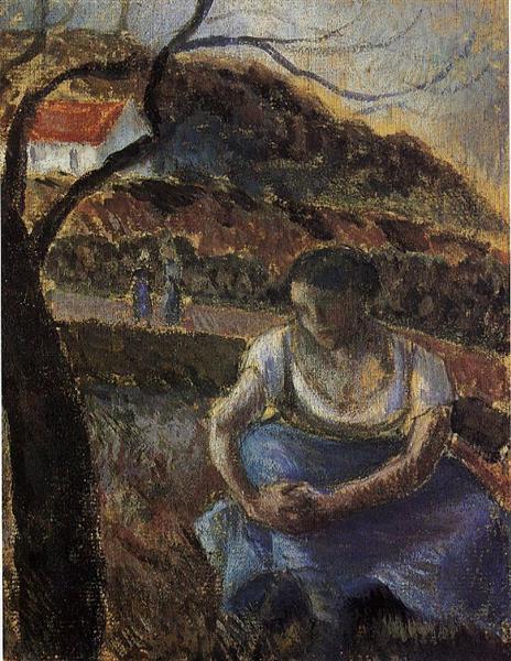 Campesina Sentada - 1880