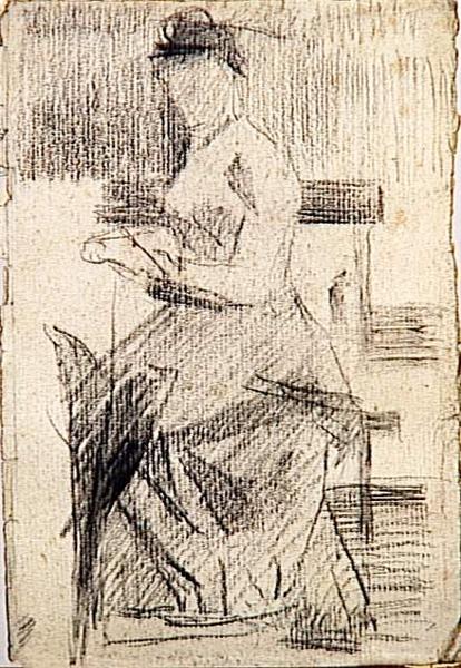 Femme assise - 1881