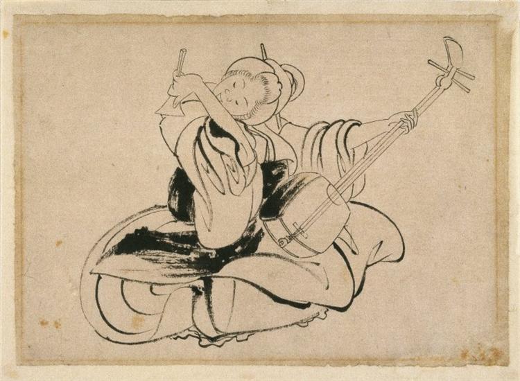 Shamisen Woman