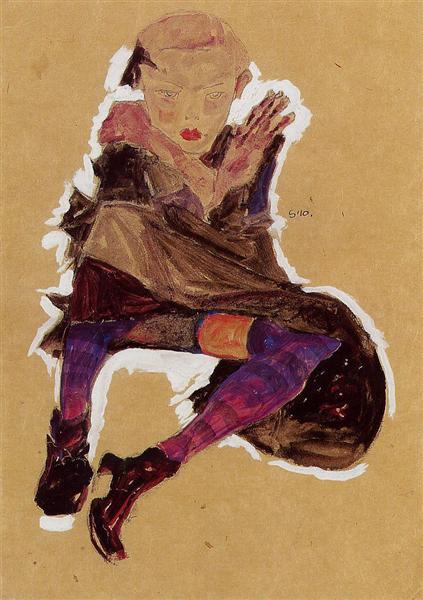 Sitting girl - 1910