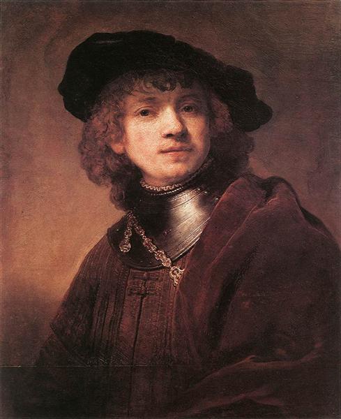 Mladý self -Portrait - 1634