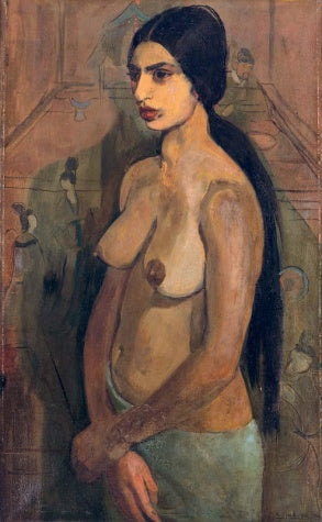 Self -Portrait jako Tahitian - 1934