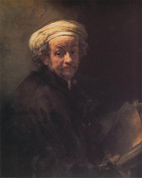 Self -Portrait wie der Apostel Paulus - 1661