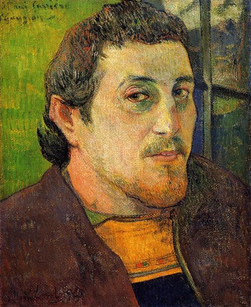 Self -Portrait in Lezaven - 1888