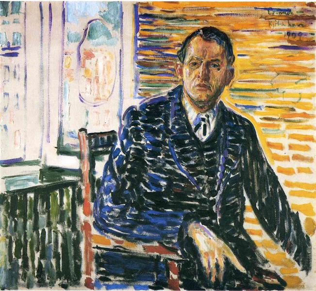 Self -Portrait im Professor Jacobson Hospital - 1909