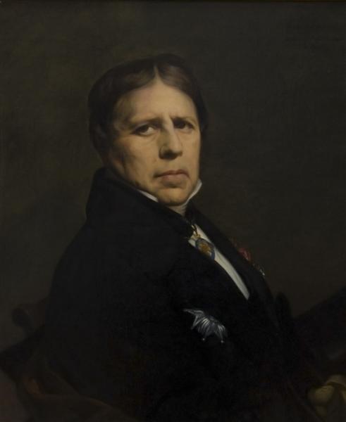 Self -portrait at the age of 79 - 1859