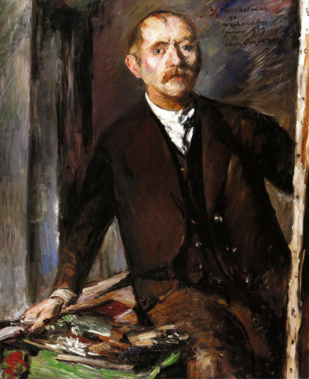 Self -Portrait in der Staffelei - 1919