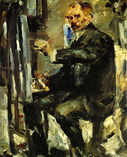 Self -portrait in the easel - 1922