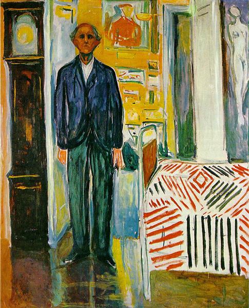 Self -Portrait. Zwischen der Uhr und dem Bett - 1943