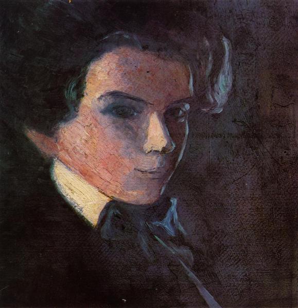 Self -portrait - Looking to the right - 1907