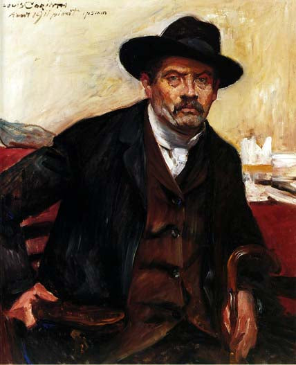 Self -portrait with black hat - 1911