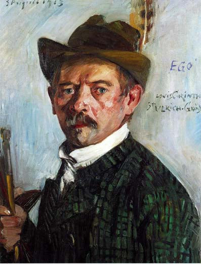 Self -Portrait mit Tirolés Hut - 1913