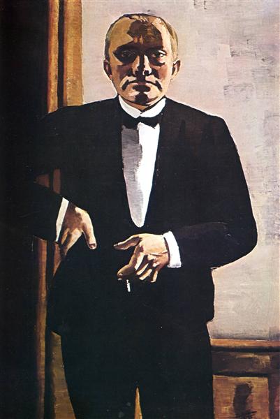 Self -Portrait mit Tuxedo - 1927