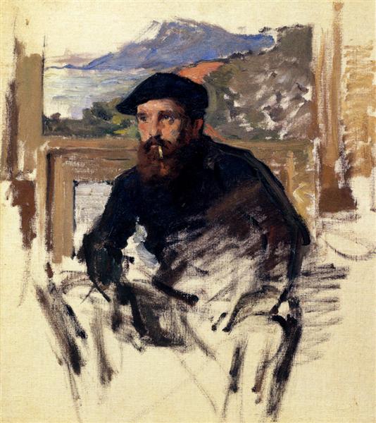 Self -Portrait in Ihrem Workshop - 1884