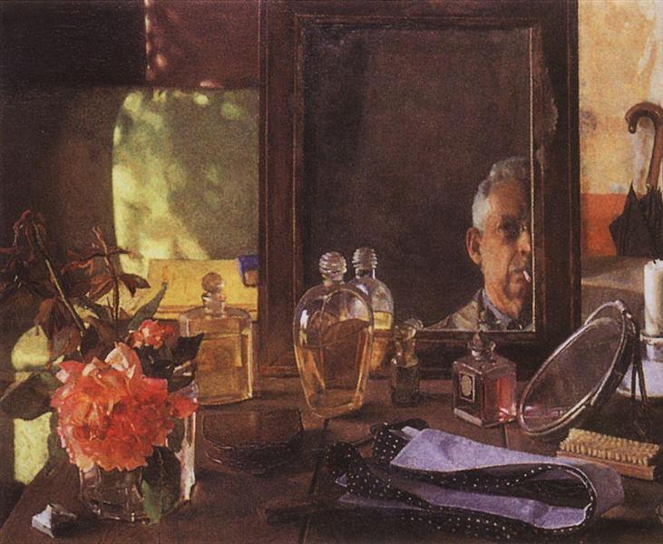 Autorretrato En El Espejo - 1934