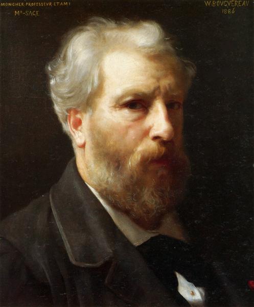 Self -portrait presented to M. Sage - 1886