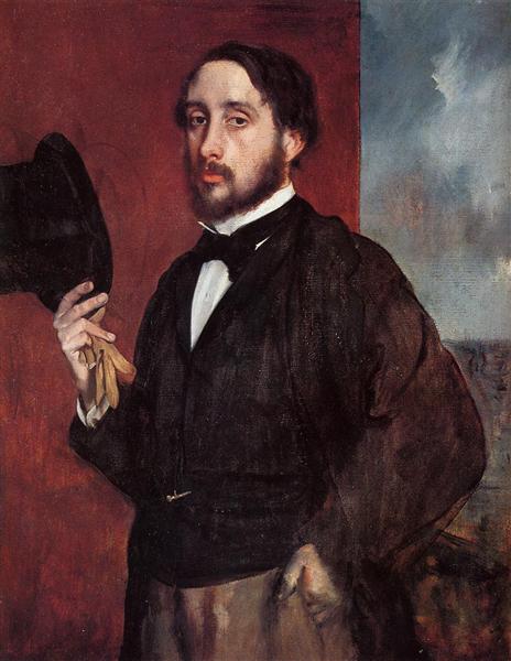 Self-portrait Waving - 1866