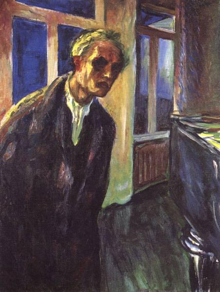 Auto -portrait. The Night Vagabund - 1924