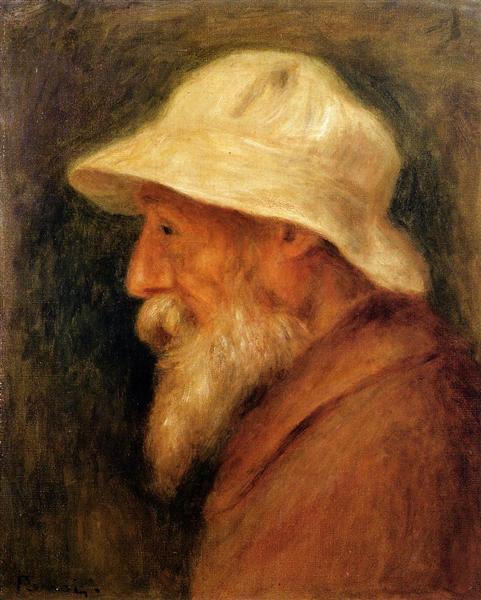 Self-portrait with white hat - 1910