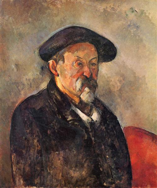 Self-portrait with beret - 1900