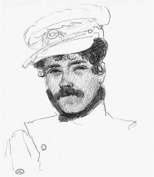 Auto-portrait avec une casquette - 1832