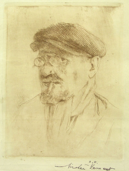 Self -portrait z czapką