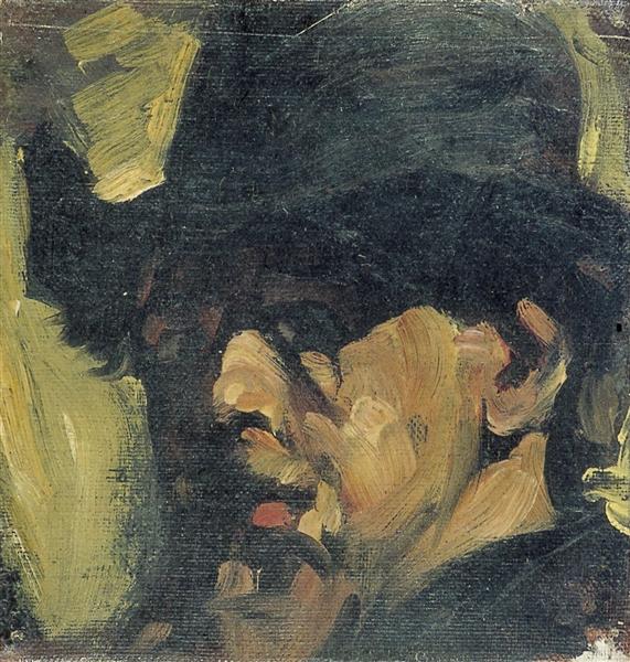 Self -Portrait z kapeluszem - 1909