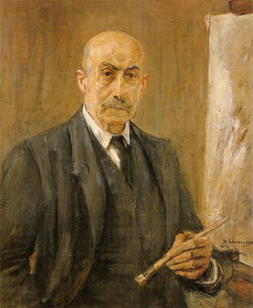 Self -Portrait s paletou - 1912