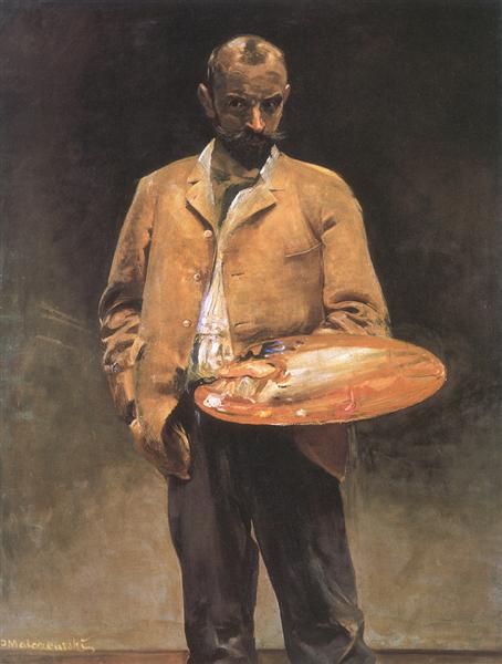 Autorretrato Con Paleta