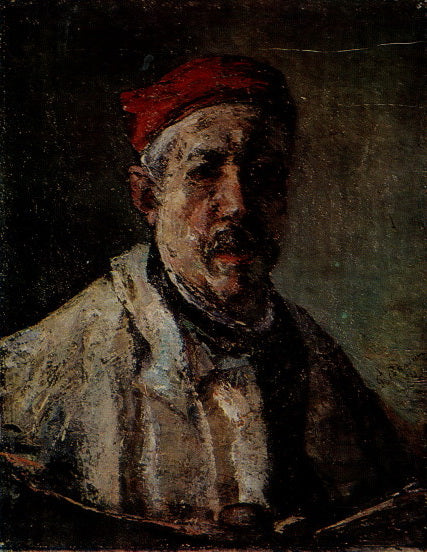 Autorretrato Con Capot Rojo - 1923