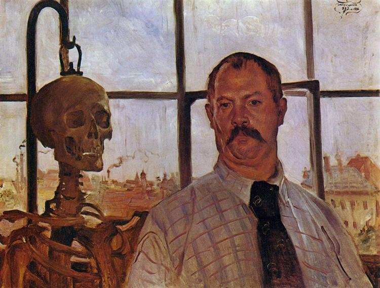 Skeleton Self -portrait - 1896